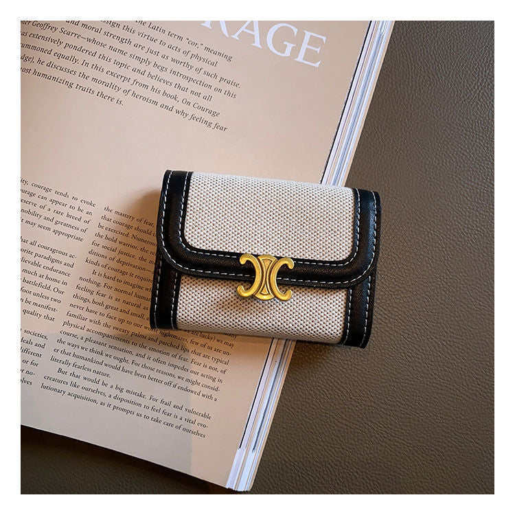High-End Elegant Practical Card Holder Portable Coin Purse Bank Card ID Card Storage Card Case Versatile Bag Leather Case