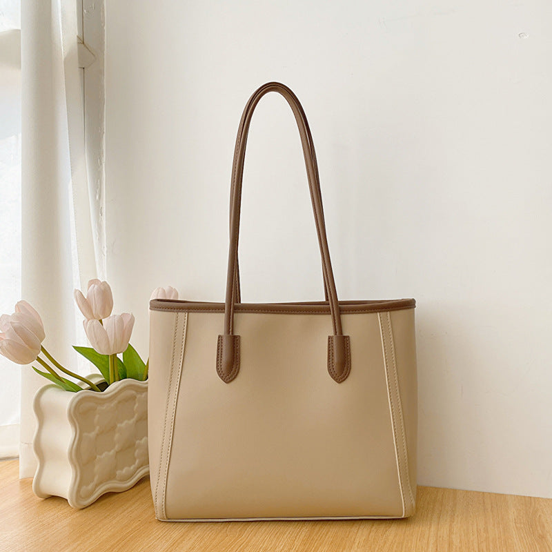 Tote Bag Women's Commuter Texture New Versatile Korean Style Shoulder Underarm Temperament Handbag
