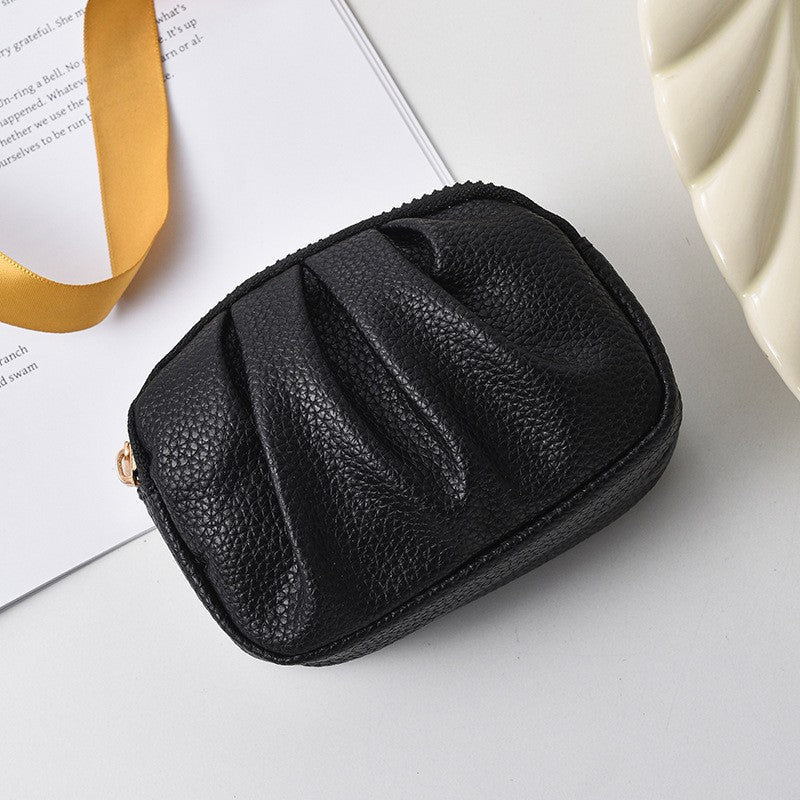 Elegant Pleated PU Clutch Bag for Women with Large Capacity, Perfect for Daily Use and Stylish Outfits