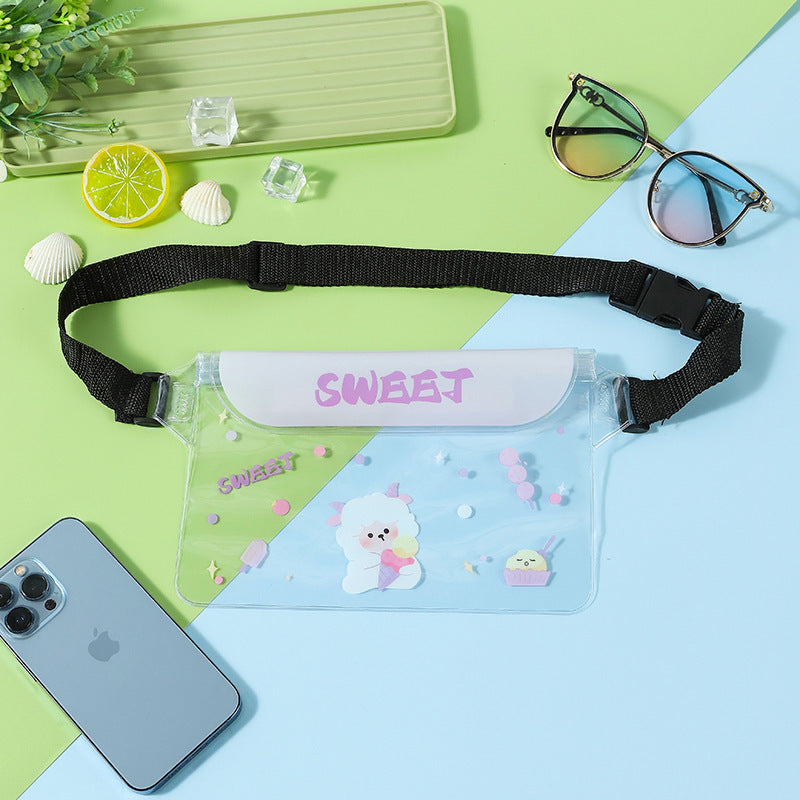Three-Layer Sealed Transparent Mobile Phone Waterproof Bag Suitable for Swimming Mountaineering Beach Outdoor Sports