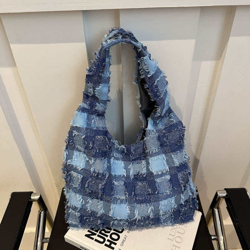 Tote Bag Women's New Western Style Fashion Individual Casual Beautiful Shoulder Crossbody Underarm Bag