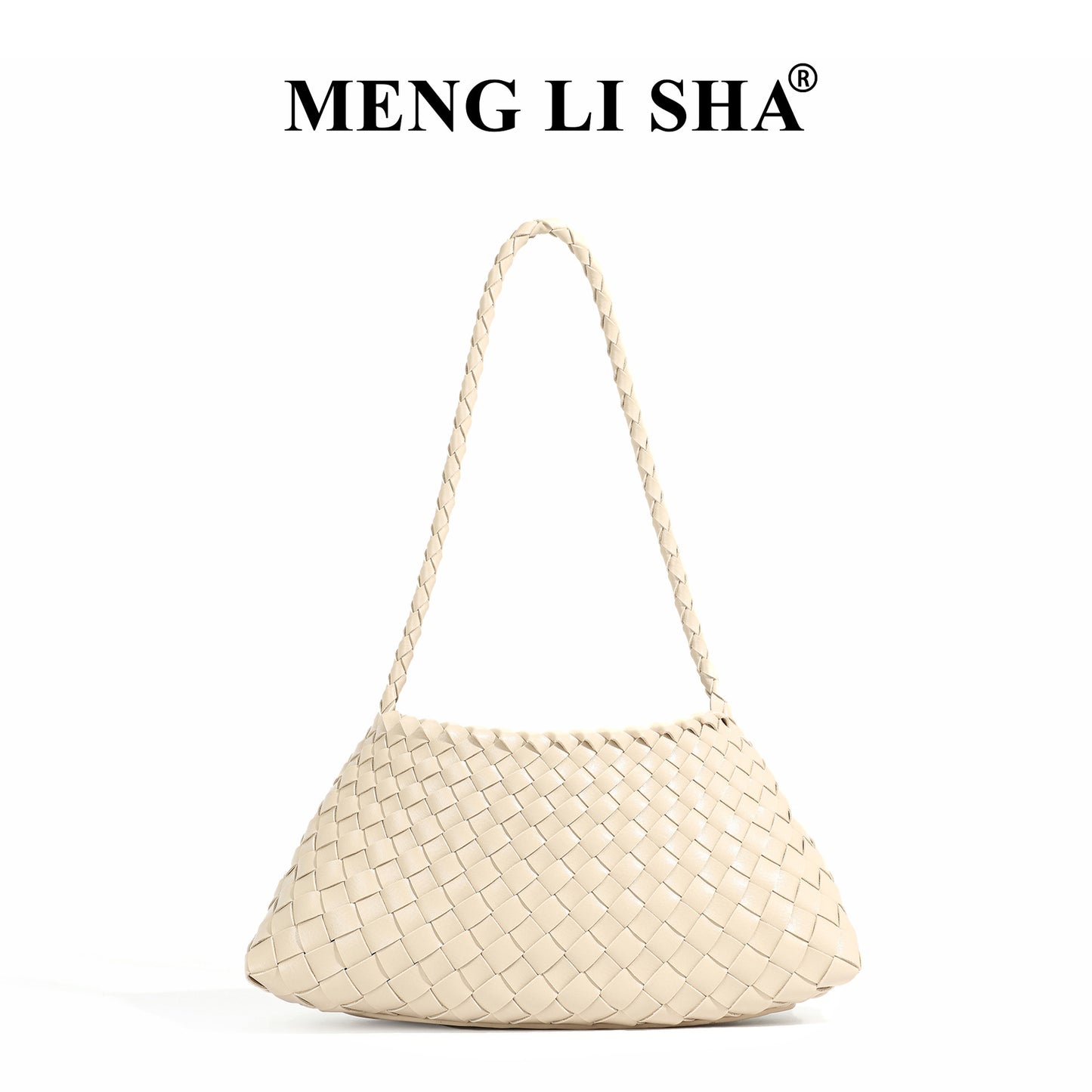 Popular Hand-Woven Bag Women's Fashion Retro Portable Vegetable Basket Bag All-Match Underarm One Shoulder Combination Bags