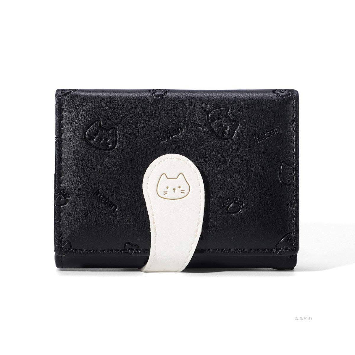 New Simple Cute Refreshing Flower Student Wallet Korean Style Fashion Short Pu Wallets for Women