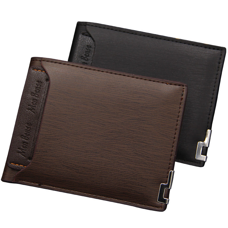 Slim Men's Wallet with Multiple Card Slots, Lightweight and Expandable Design for Everyday Use