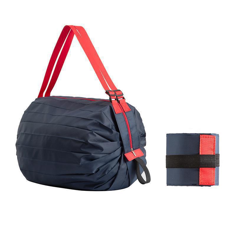 Foldable Supermarket Shopping Bag Women's Travel Sling Bag Portable Large Eco-friendly Shopping Handbag