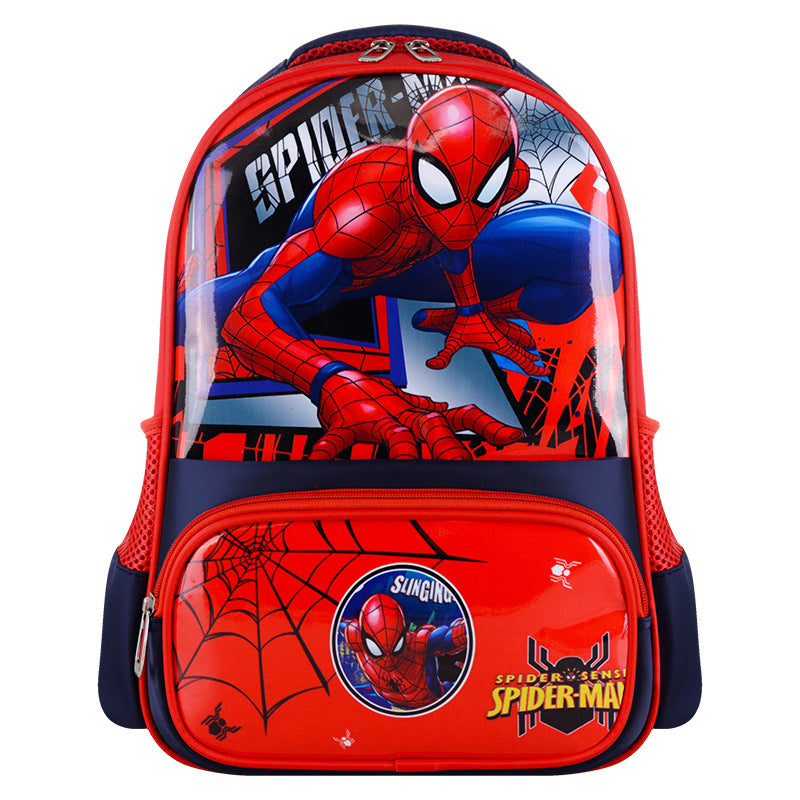 Lightweight Breathable Kids Backpack with Cartoon Design for School Children, Comfortable Ergonomic Shoulder Straps and Durable Nylon Material