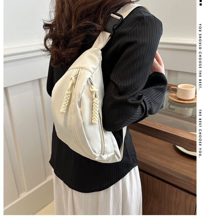 Nylon Casual Simple Trendy New Sports Men and Women Commuter Outdoor All-Matching Shoulder Messenger Bag