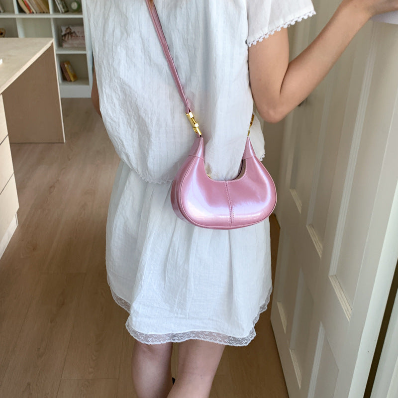 Minority Fashion Textured Chain Bag Women's Summer New Trendy Ocean Simple Personality Mini Shoulder Messenger Bag