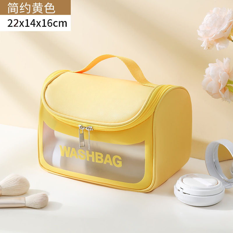 Portable Portable Large Capacity Waterproof Women's Cosmetic Bag Travel Toiletry Bag