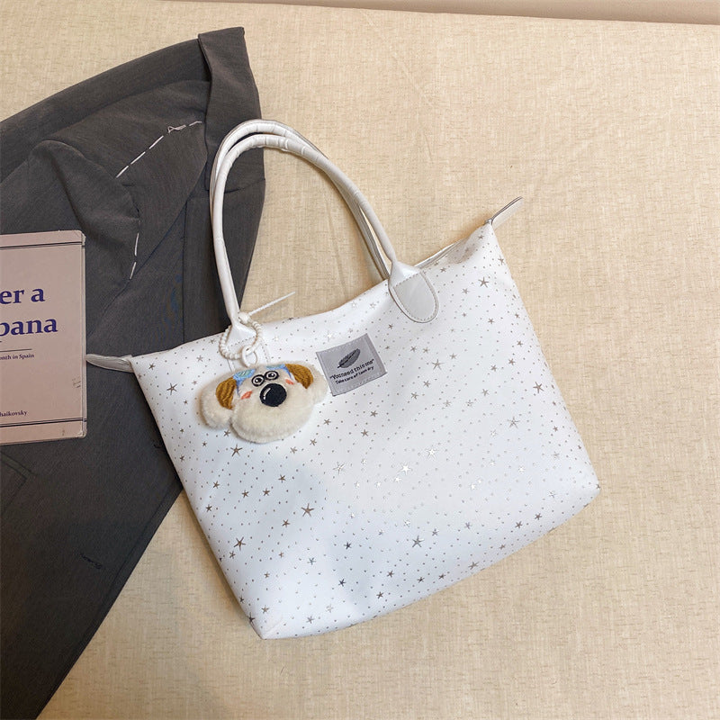 Korean Style Large Capacity Totes New Commuter Shoulder Underarm Chain Handbag