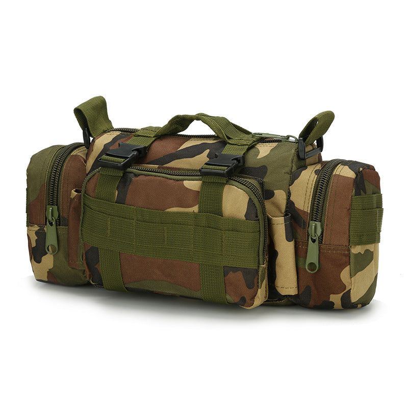 Multi-Functional Outdoor Tactical Waist Bag with Waterproof & Durable Oxford Fabric for Hiking, Fishing, Running, and Photography