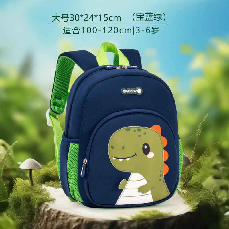 Cute Dinosaur Kids Backpack for Preschoolers, Lightweight and Breathable with Fun Cartoon Design
