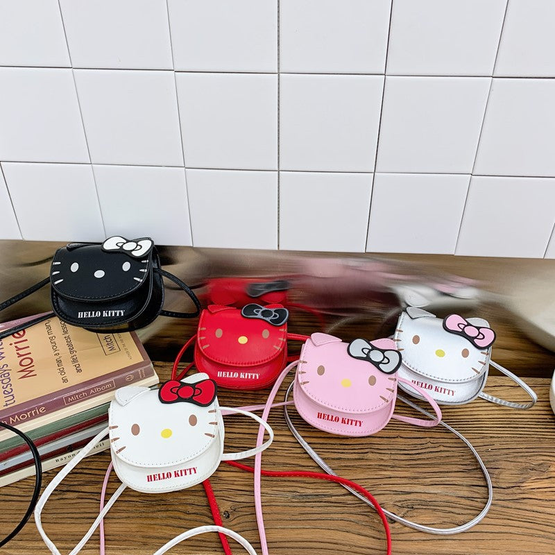 Japanese Style Cartoon Cute Mini Bag Children's Crossbody Lipstick Coin Purse Cat