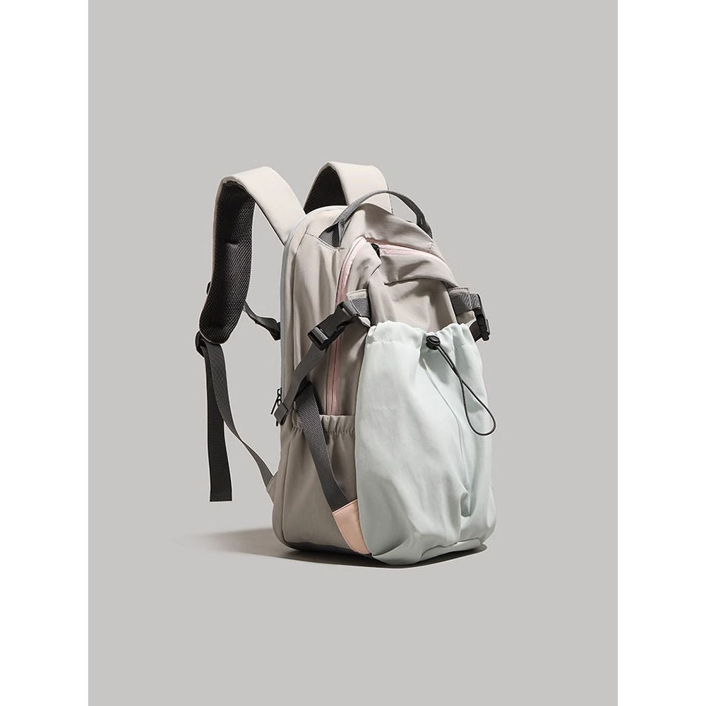 Nylon Backpack Women's Fashion Large Capacity Lightweight Backpack Junior High School Student Short-Distance Travel Bag