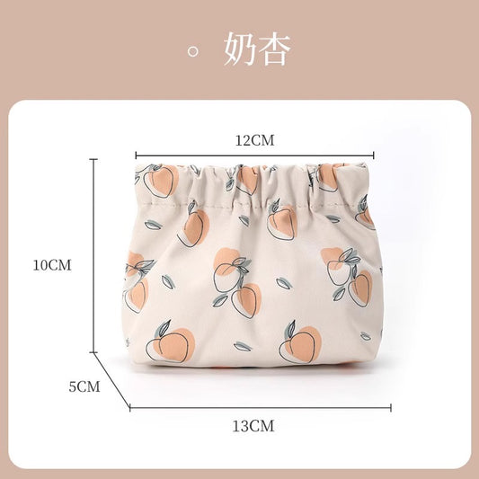 Storage Bag Waterproof Shrapnel Lipstick Cosmetic Bag Change Portable Shrapnel Bag Small Automatic Closing