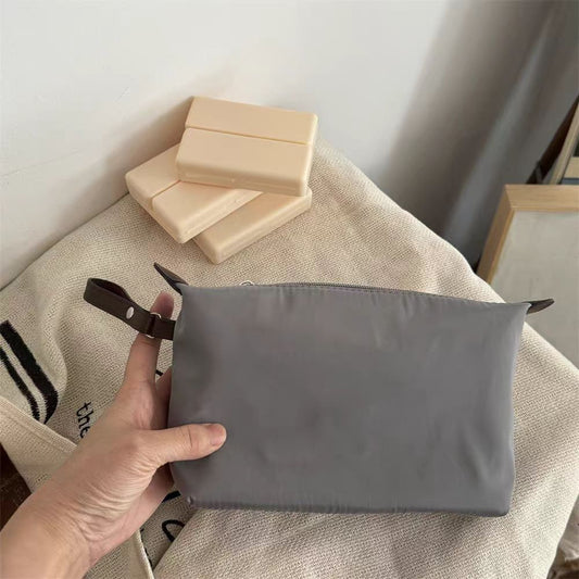 New Classic Zipper Dumpling Bag Composite Cloth Travel Storage and Carrying Men and Women Portable Cosmetic Bag