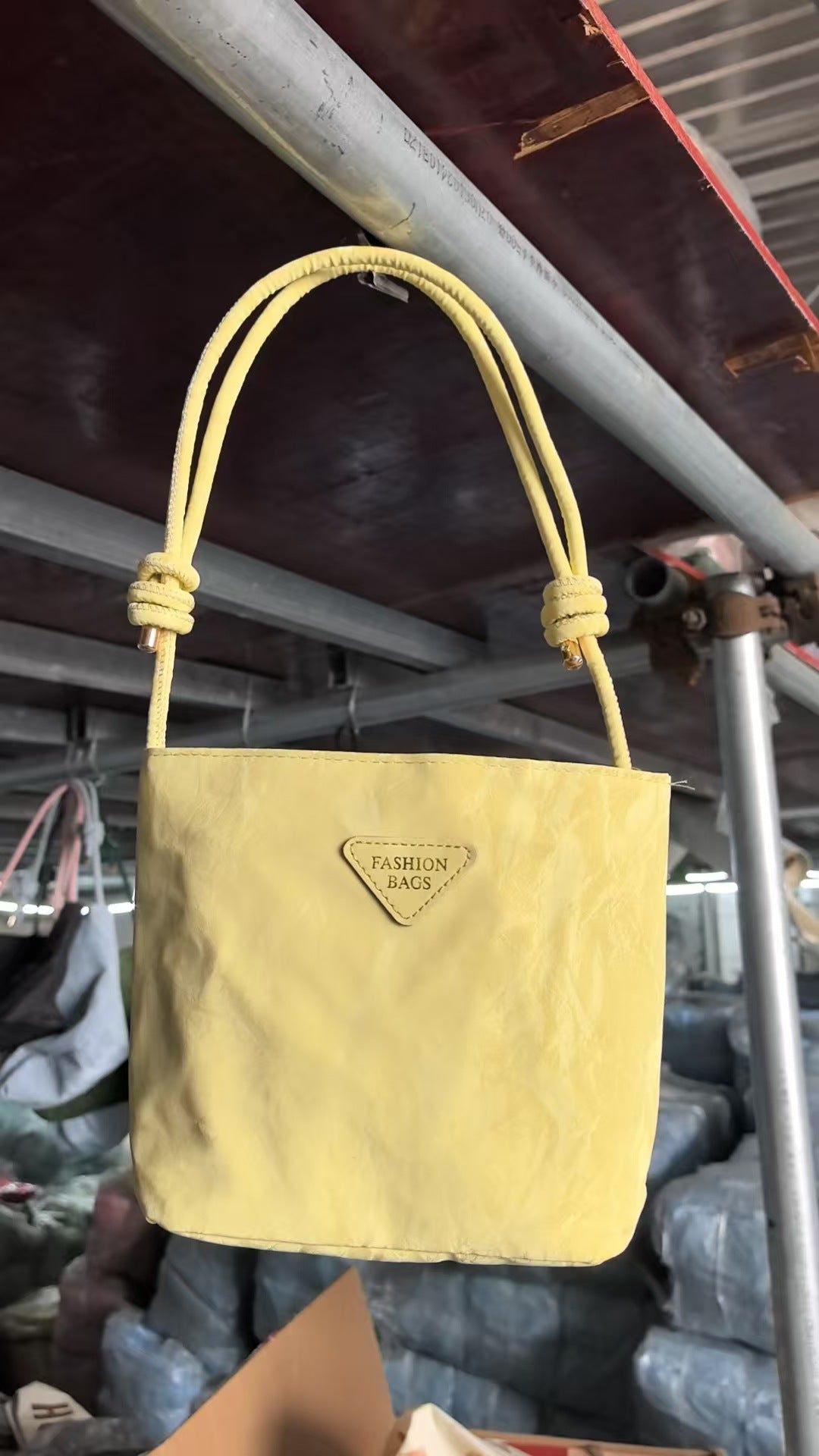 Women's Bag New Fashion Simple Solid Color Textured Artistic Style Western Style Leisure All-Match Shoulder Bag