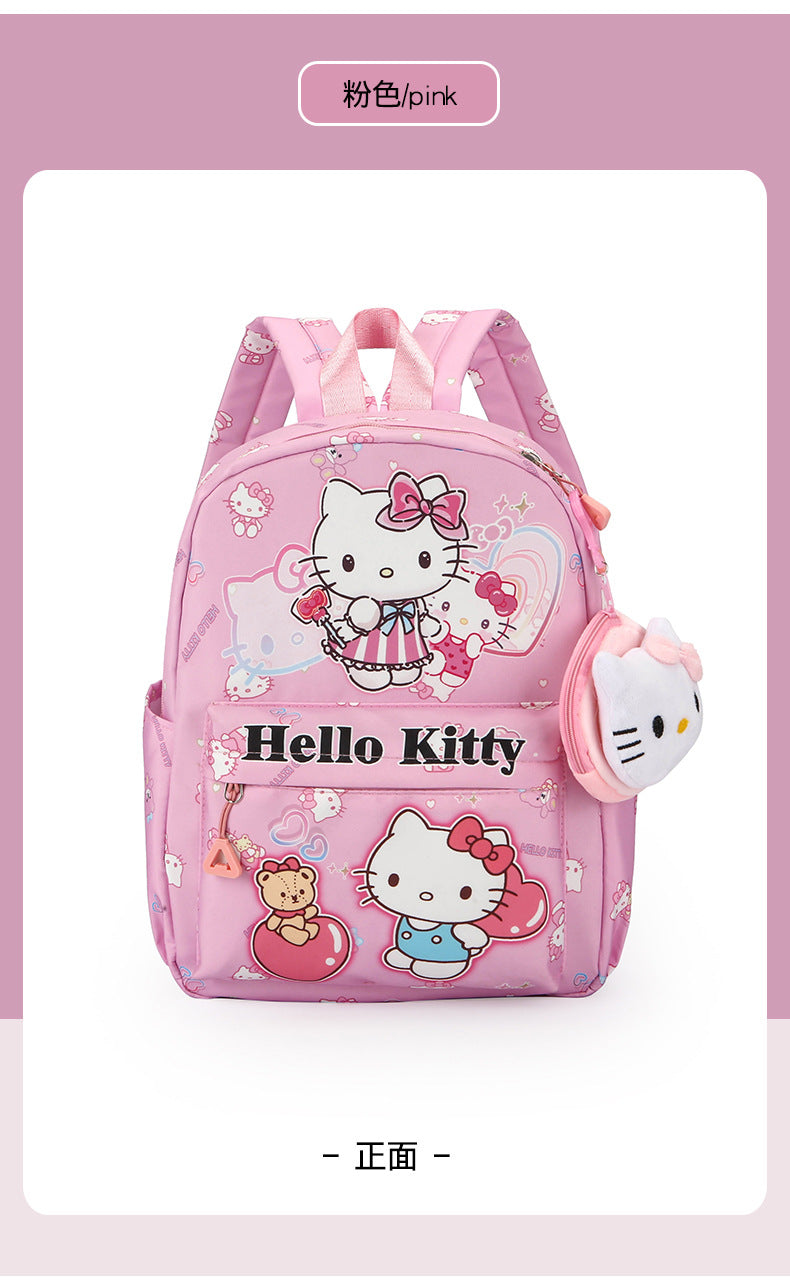 Cartoon Schoolbag Boys and Girls New Trendy Ultra-Light Good-looking Exquisite Kindergarten Parent-Child All-Match Backpack