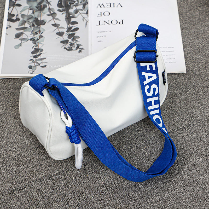 Fashionable Oxford Fabric Crossbody Bag for Women - Large Capacity, Water Resistant, Casual Sporty Style with Wide Strap and Zipper Closure