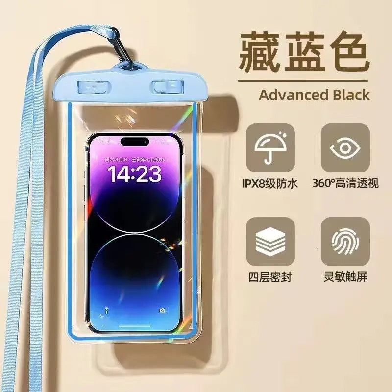 iPhone Waterproof Case with Touch Screen, IPX8 Rating for Swimming, Diving, Beach, and Outdoor Activities