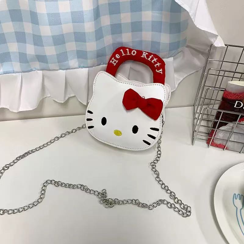 KT Mini Crossbody Bag New Cute Cartoon Design Daily Commuter Chain Bag