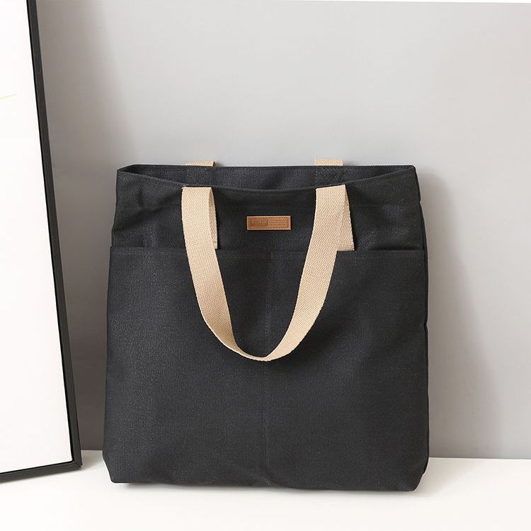 Computer Tote Bag Men's and Women's New Canvas Class Commuter Bag Large Capacity High Sense Canvas Bag
