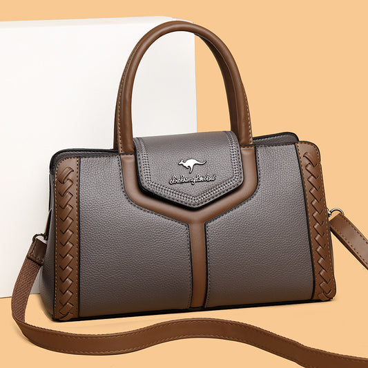 Handbag Ladies New Middle-Aged Mom Large Capacity Crossbody Shoulder Bag