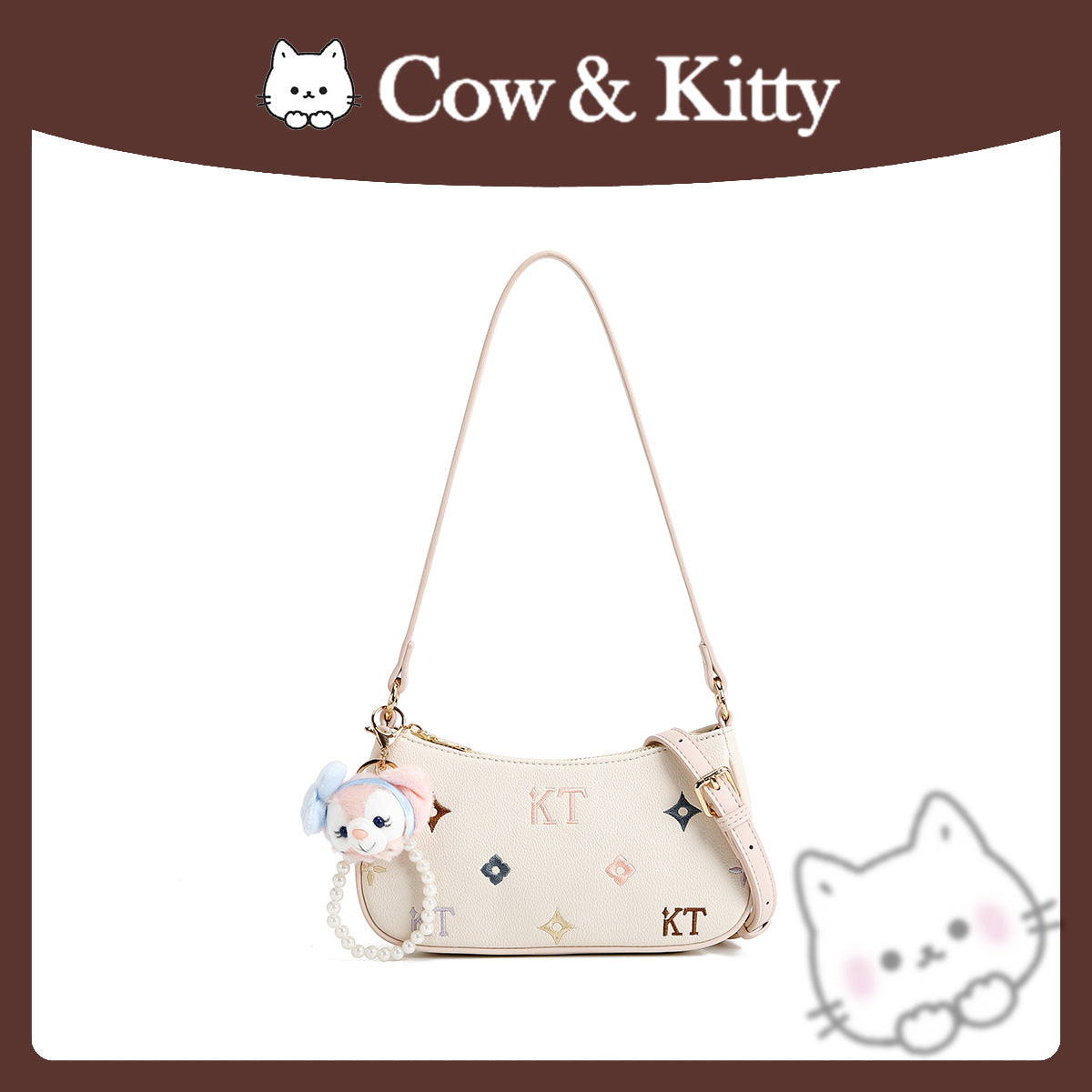 Japanese and Korean Kitty Shoulder Bag Summer New Simple Fashion All-Match Bag Underarm Bag