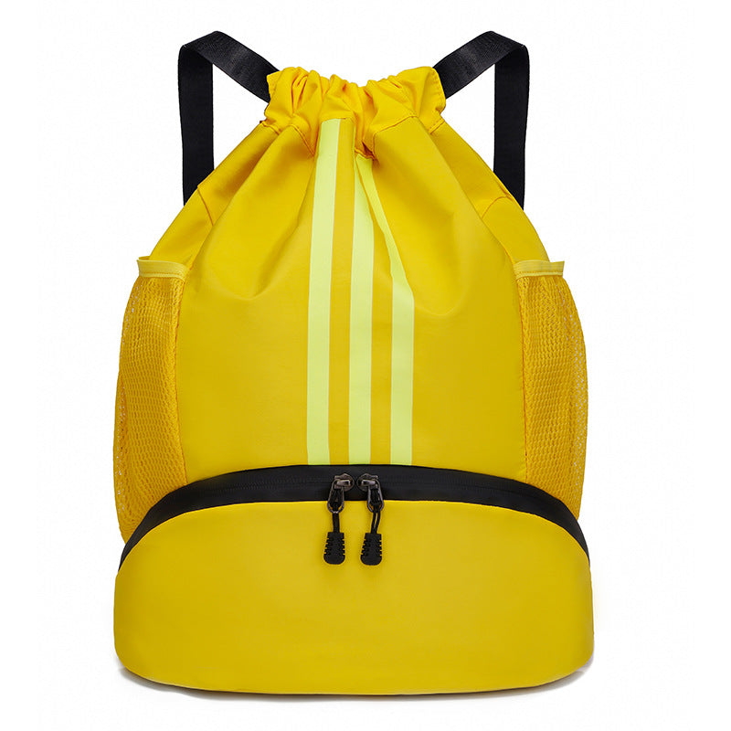Lightweight Outdoor Sports Backpack with Drawstring Design, Breathable and Water-Resistant for Hiking, Cycling, Basketball and Football