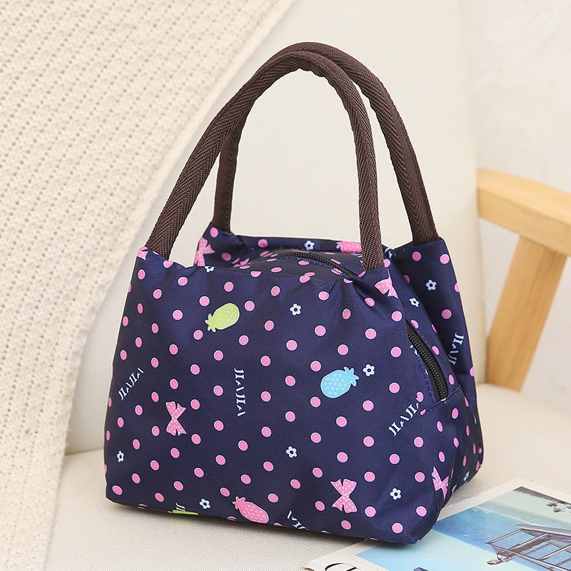 Stylish Waterproof Nylon Handbag with Floral Print for Women - Perfect for Daily Use and Travel