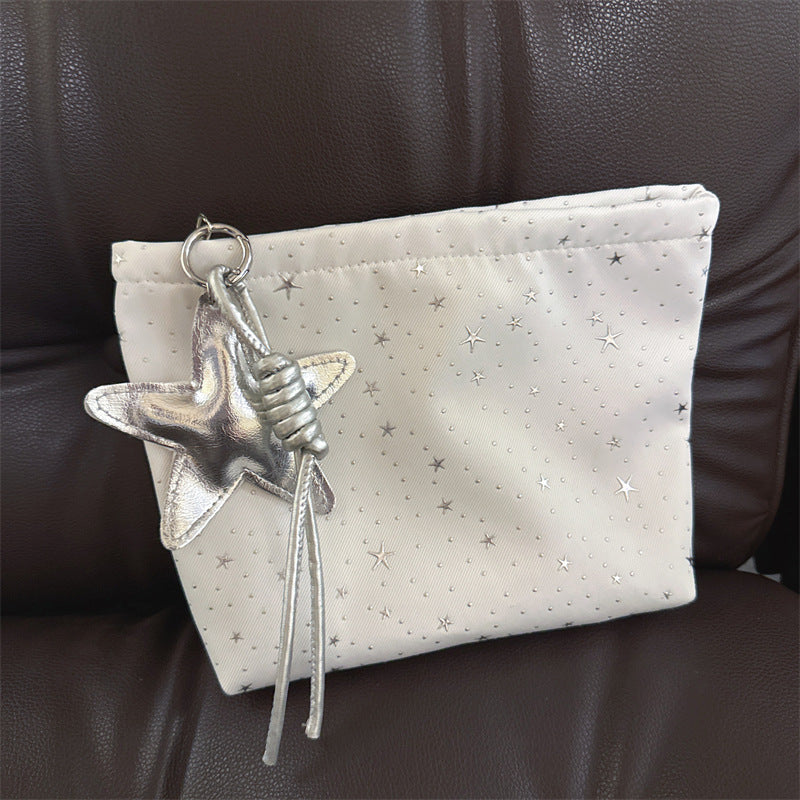 INS Style Women's Cosmetic Bag Large Capacity Buggy Bag Simple Fantasy Girls' Favorite Clutch