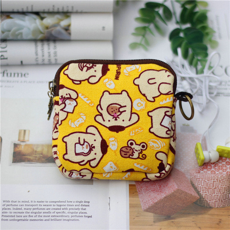 New Coin Purse Shell Small Cloth Bag Cute Girl Small Wallet Japanese Small Bag Coin Storage Bag