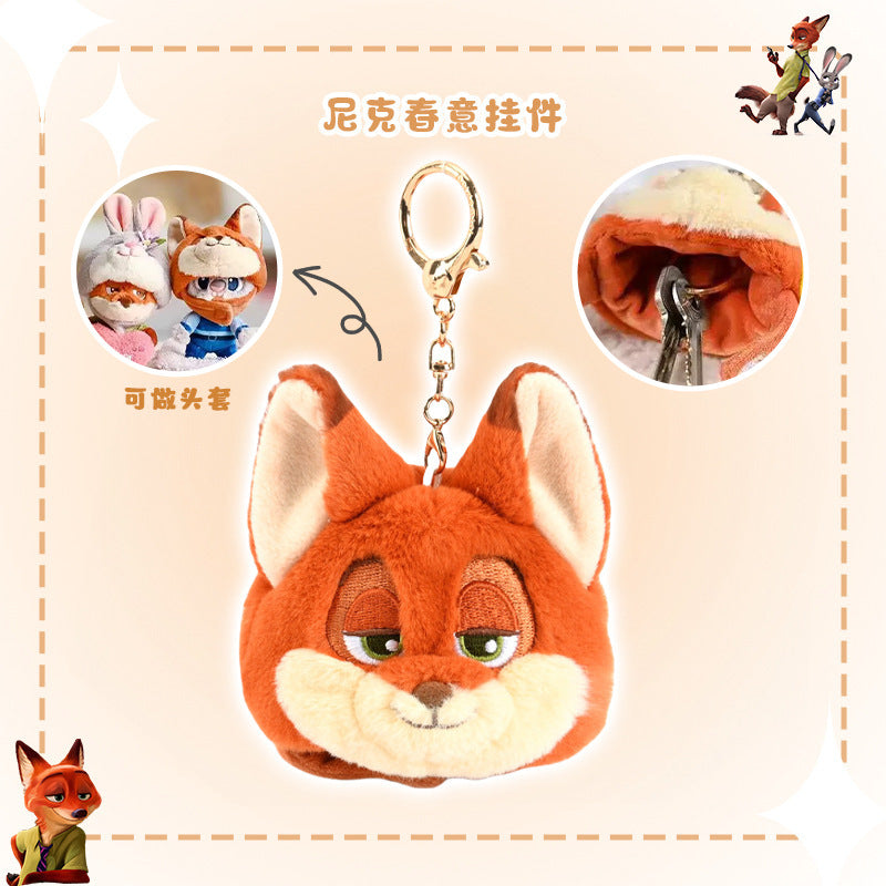 Girls Crossbody Bag Strawberry Bear Plush Head-Shaped Satchel Cute Animal Shape