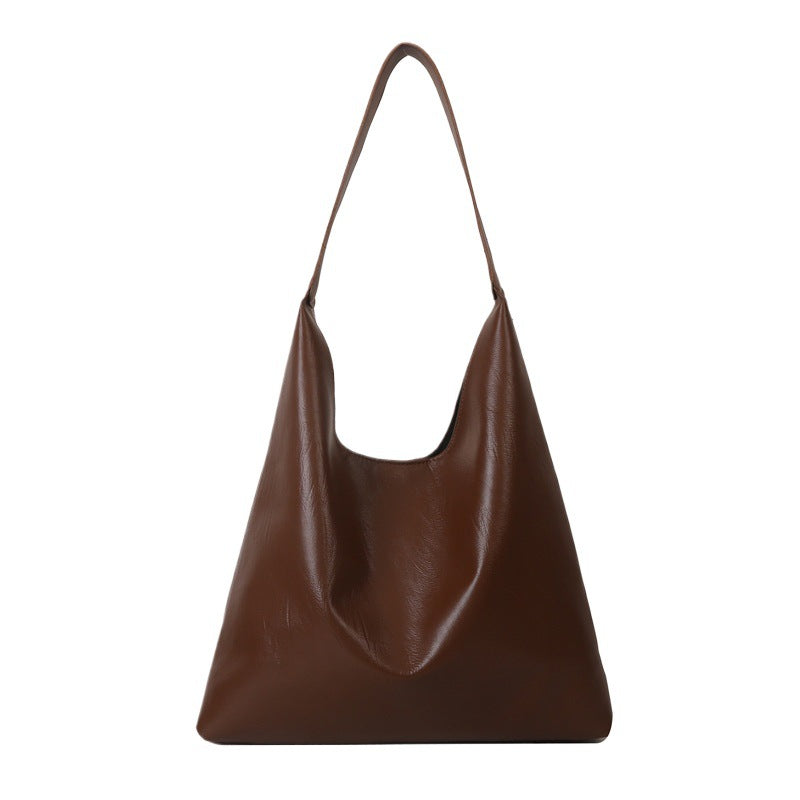 2026 New Fashion Large Capacity Tote Bag Women's Soft PU Shoulder Bag Casual Everyday Style