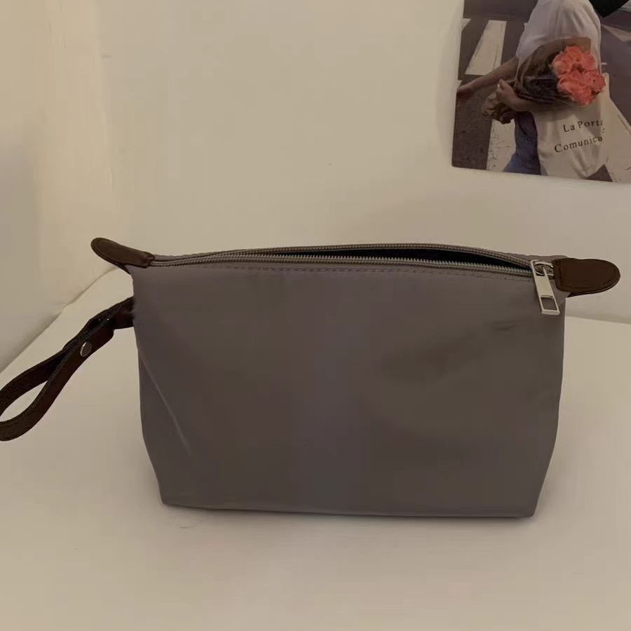 New Classic Zipper Dumpling Bag Composite Cloth Travel Storage and Carrying Men and Women Portable Cosmetic Bag