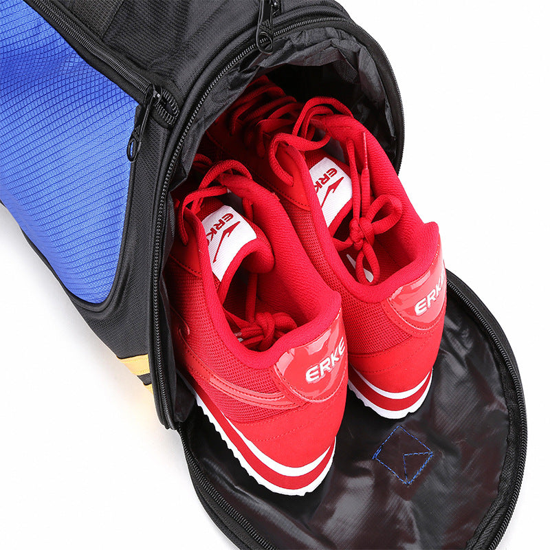Sports Bag Men's Swimming Fitness Travel One Shoulder Bag Luggage Bag Yoga Taekwondo Bucket Bag