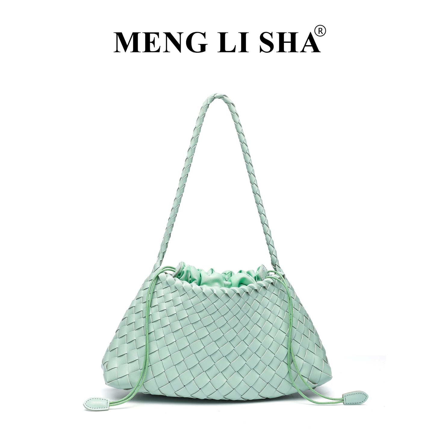 Popular Hand-Woven Bag Women's Fashion Retro Portable Vegetable Basket Bag All-Match Underarm One Shoulder Combination Bags