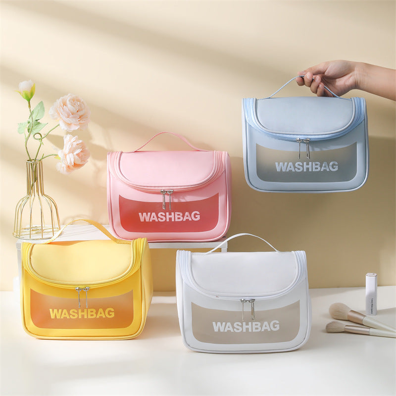 Portable Portable Large Capacity Waterproof Women's Cosmetic Bag Travel Toiletry Bag