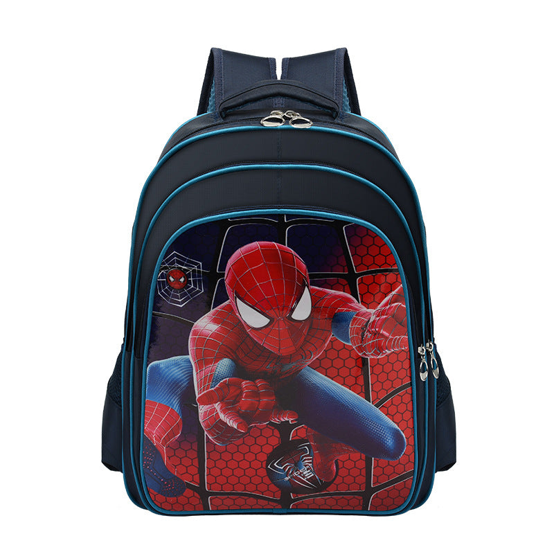 Cartoon Hero Children's Schoolbag Student Backpack Burden Alleviation Waterproof Wear-Resistant Spider-Man Ultraman