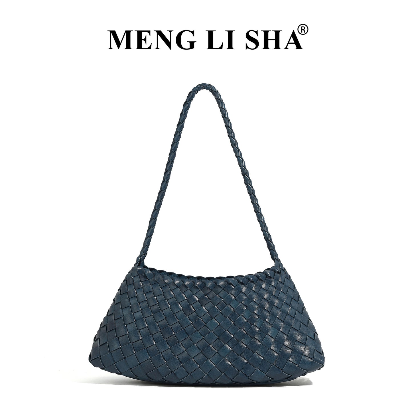 Popular Hand-Woven Bag Women's Fashion Retro Portable Vegetable Basket Bag All-Match Underarm One Shoulder Combination Bags