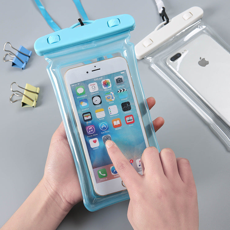 Thick Waterproof Phone Pouch with Air Cushion for Swimming, Diving, Outdoor Activities and Underwater Photography