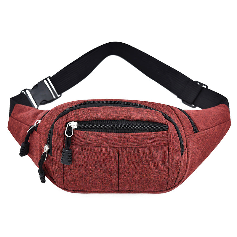 Waist Bag Men's Casual New Shoulder Chest Bag Lightweight Exercise Travel Crossbody Backpack