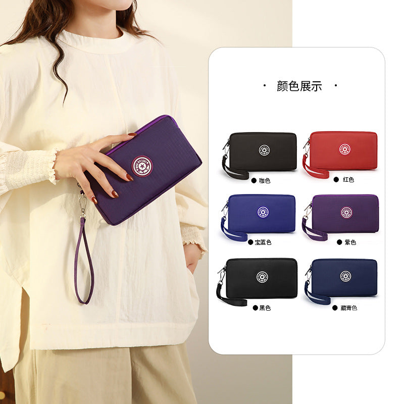 Stylish Minimalist Single-Layer Large Capacity Clutch Wallet for Phone and Essentials, Perfect for Daily Use and Travel