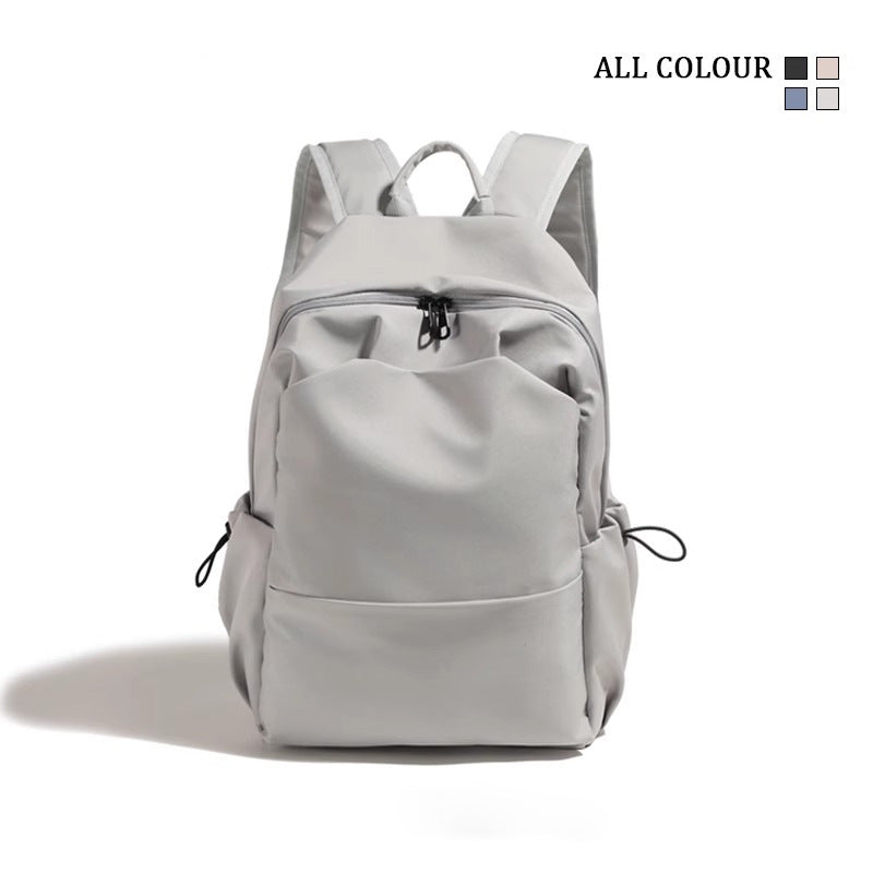 Simple Backpack New Men's and Women's Backpack Junior and Middle School Students Schoolbag Large Capacity Travel Bag