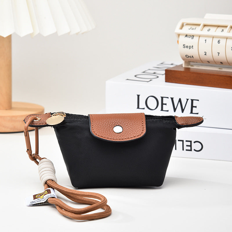 Simple Cute Kitten Japanese Style Women's Buckle Coin Pocket Portable Belt Women's Multi-Functional Short Wallet Wallet Card Holder