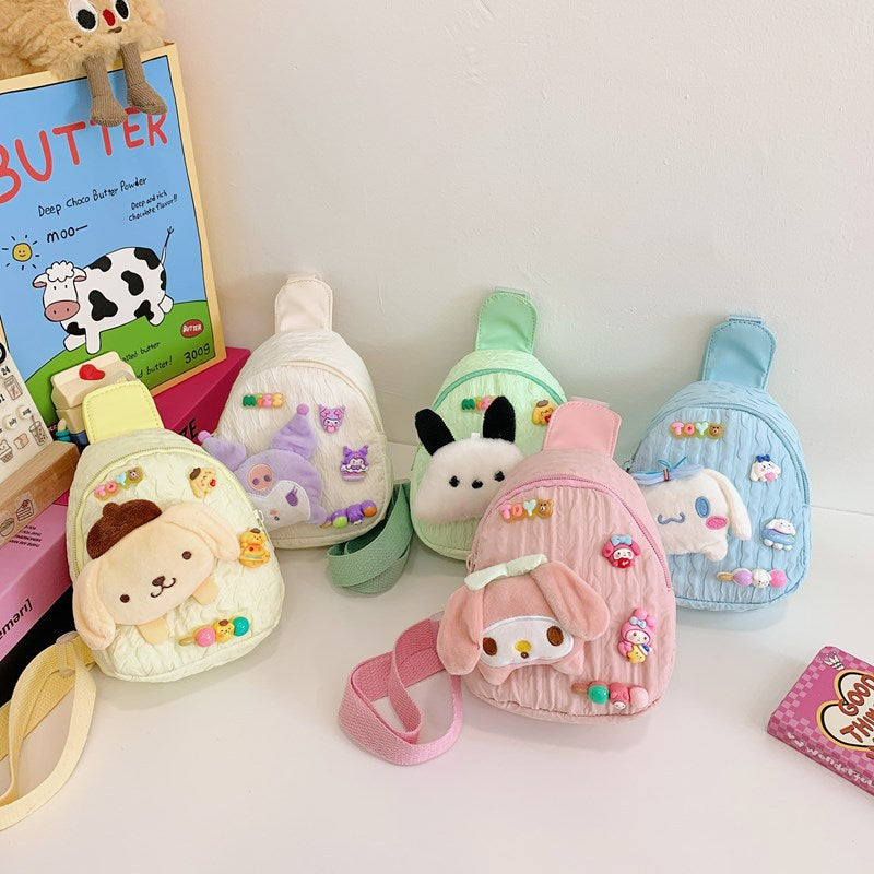 Cute Cartoon Kids Backpacks with Adorable Characters for Daily Use and Outdoor Activities
