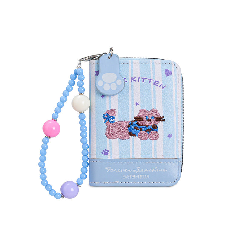 Wallet Ladies New Cute Sausage Dog Beaded Expanding Card Holder One Dopamine Good-looking Small Coin Purse