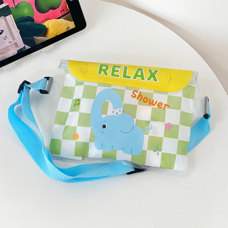 Cute Cartoon Waterproof Phone Pouch with Floating Design for Swimming, Hiking, and Outdoor Adventures