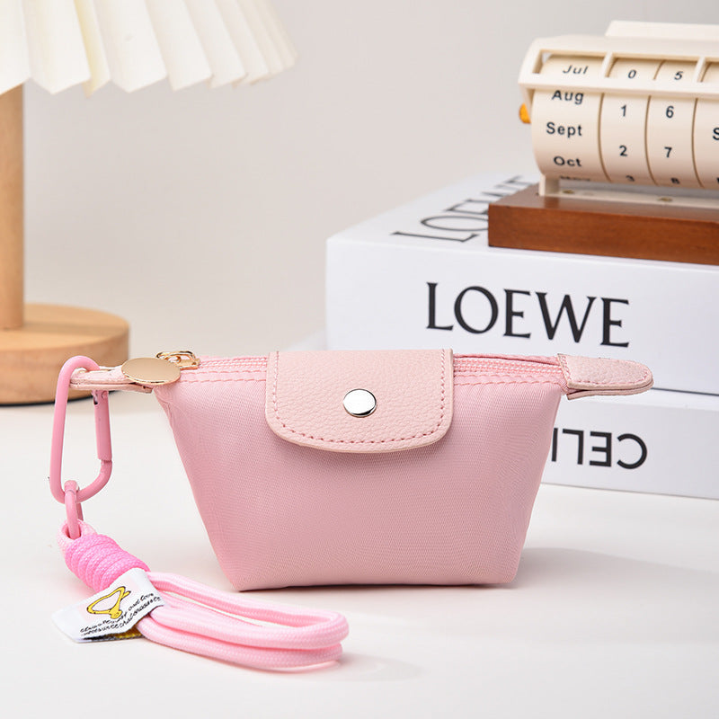Simple Cute Kitten Japanese Style Women's Buckle Coin Pocket Portable Belt Women's Multi-Functional Short Wallet Wallet Card Holder