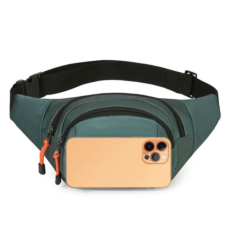 Thickened New Waist Bag Large Capacity Waterproof Slanted Chest Bag Wear-Resistant Portable and Versatile Mobile Phone Bag